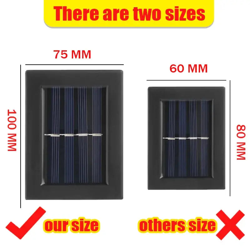 DecorBites™ Solar LED Outdoor Wall Light