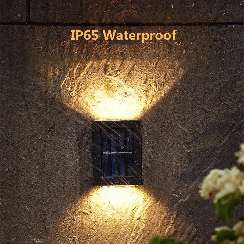 DecorBites™ Solar LED Outdoor Wall Light