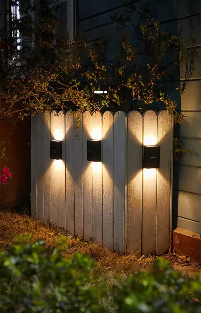 DecorBites™ Solar LED Outdoor Wall Light