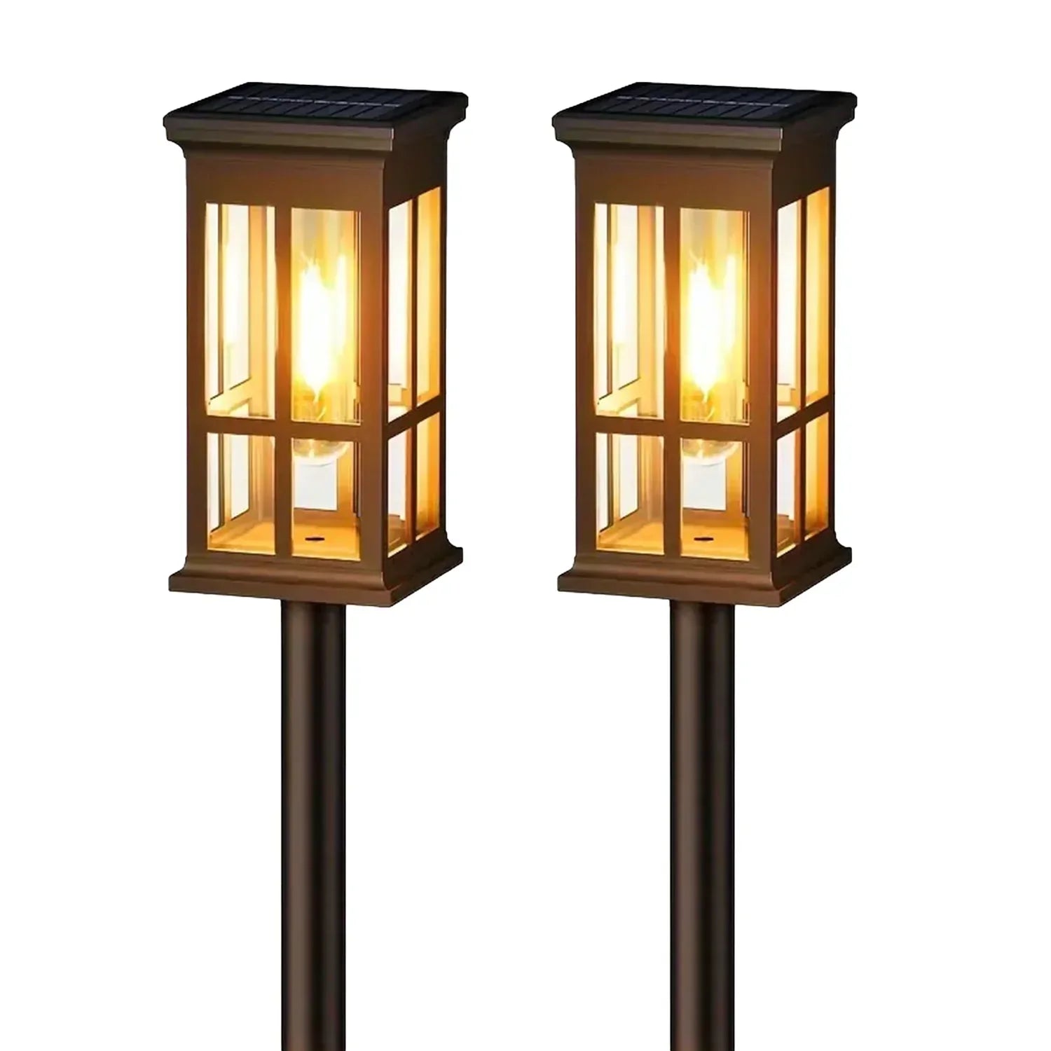 DecorBites™ Solar Pathway Lights - Bright Outdoor Lights