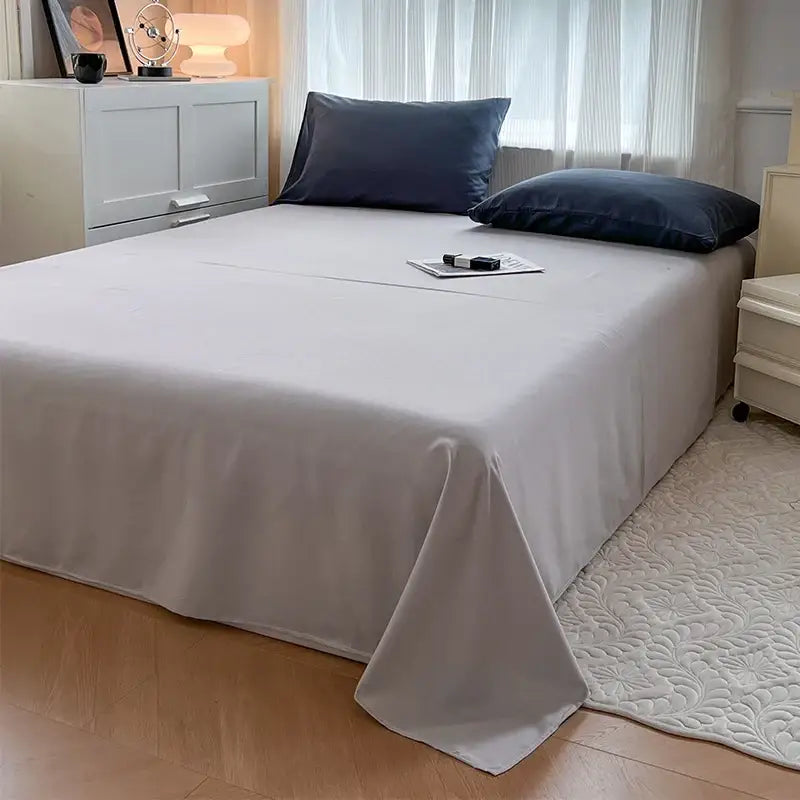 DecorBites™ Solid Color Brush Fabric Bedding Set - 4 Pieces