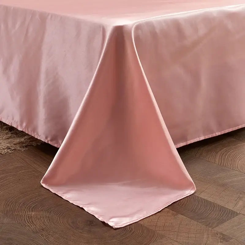 DecorBites™ Solid Color Luxury Rayon Satin Bedding Set