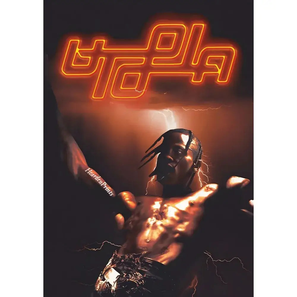 Travis scott framed album poster bedroom waterproof wall art