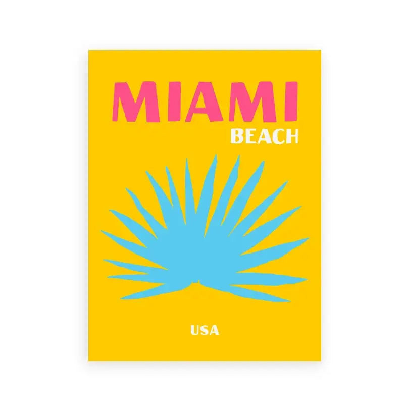 DecorBites™ Tropical Travel Posters Art Prints