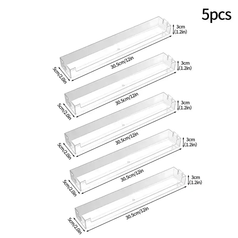 DecorBites™ Wall Mounted Transparent Storage Rack for Figures
