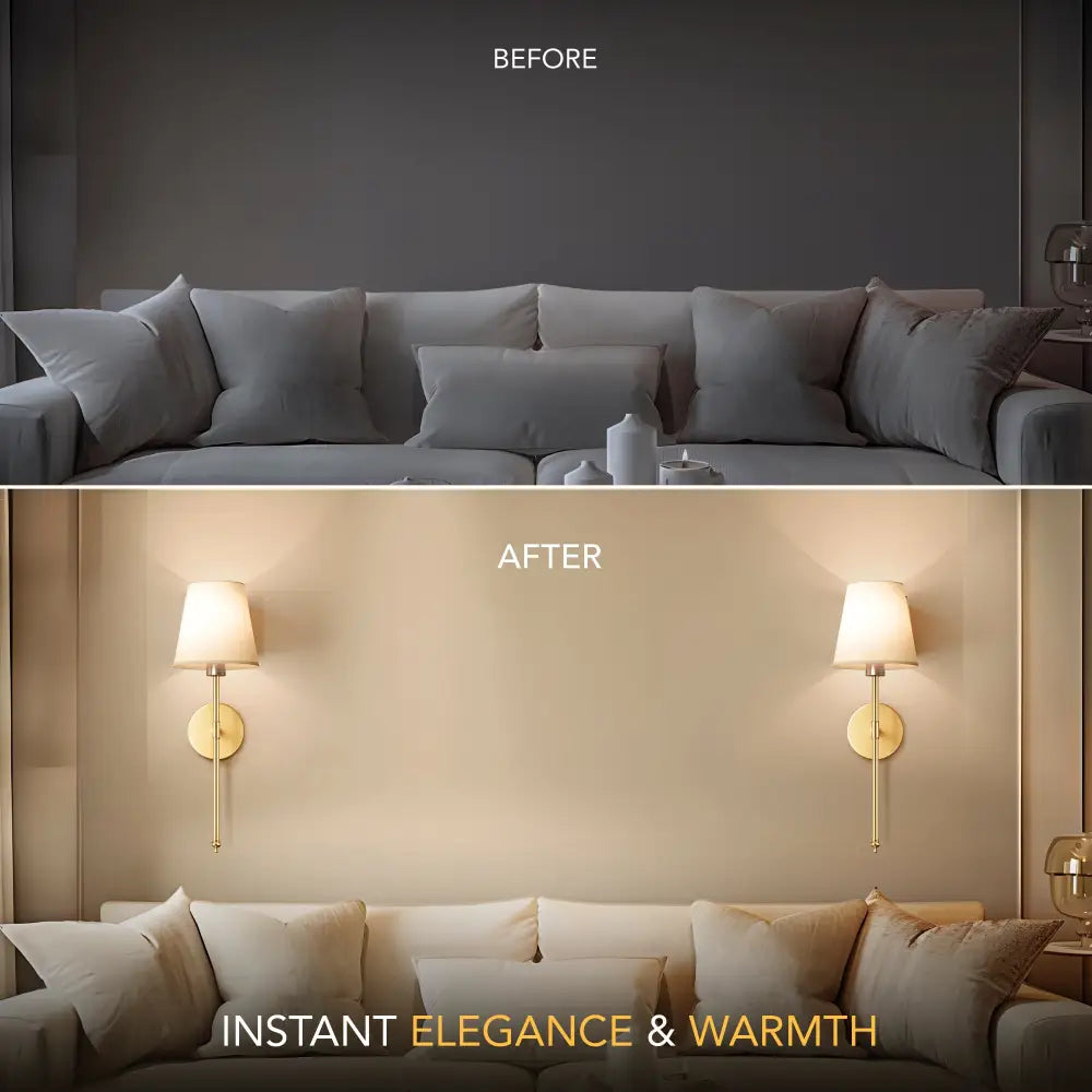 DecorBites™ WIRELESS WALL SCONCES (SET OF 2 )