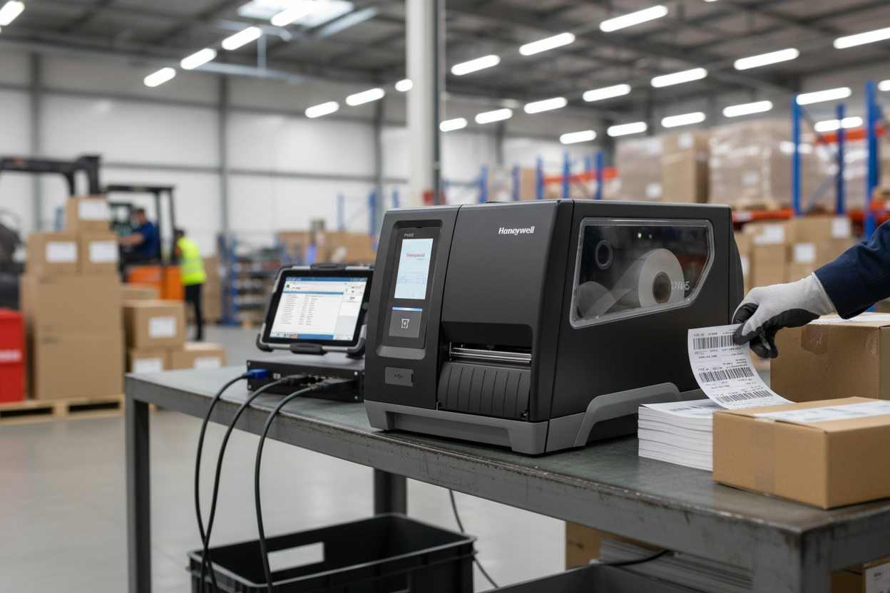 Honeywell PM45A Industrial Touch Label Printer 203 dpi PM45A10000000200