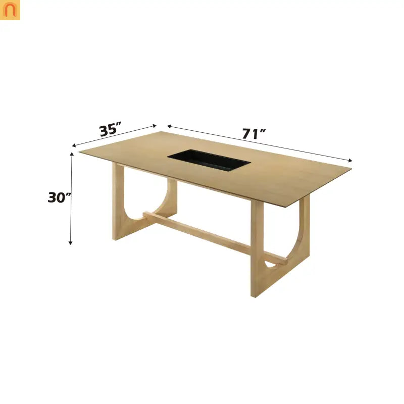 Dining Set Rectangular White 8-Piece 6 Wheeled Chairs Server