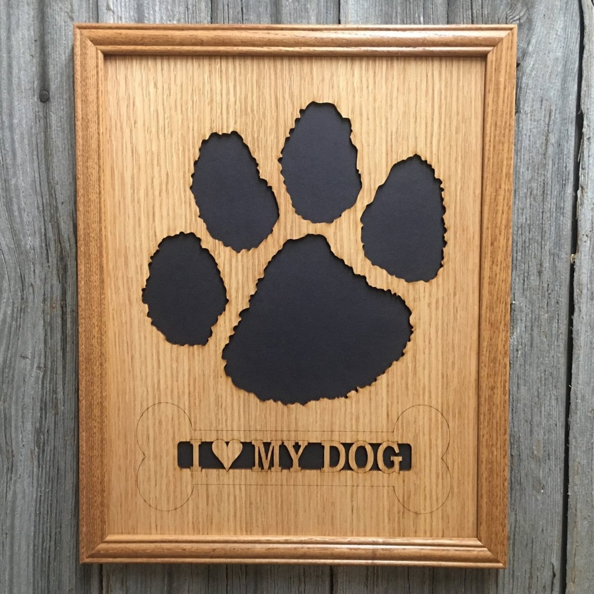 Dog Paw Print Picture Frame