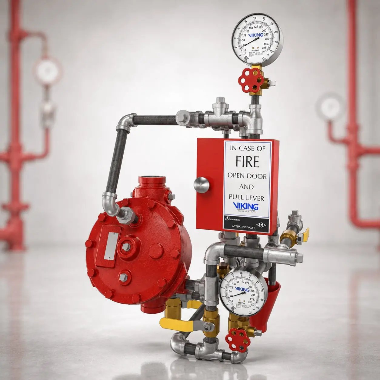 Trim 3" Conv Deluge Valve Galvanized Fire System