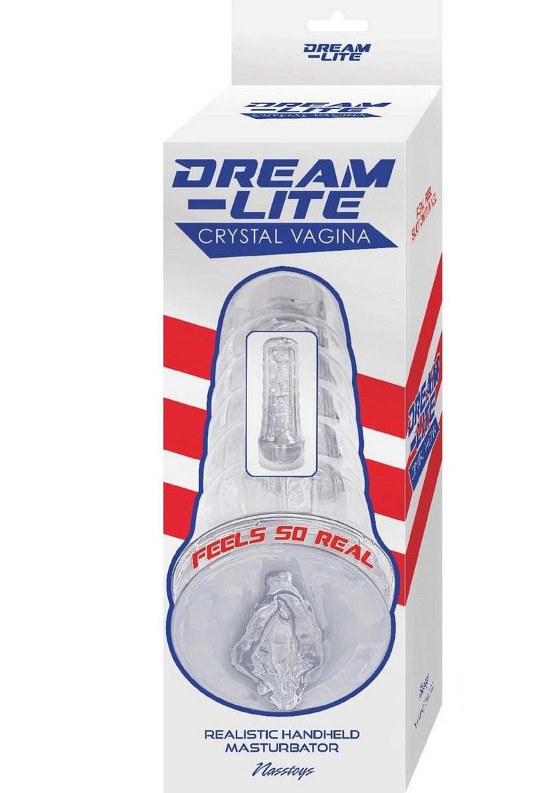 Dream Lite Crystal Vagina Realistic Handheld Masturbator