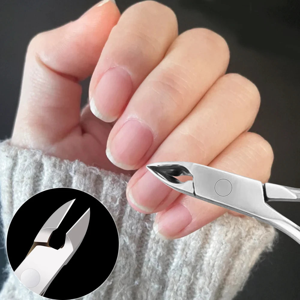 Professional Nail Cutter Nipper Scissors Stainless Steel Dead Skin Remover Pedicure Eagle Beak Pliers