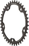 Wolf Tooth 130 BCD Road Cyclocross Chainring - 40t 130 BCD 5-Bolt Drop-Stop B 10/11/12-Speed Eagle Flattop Compatible BLK