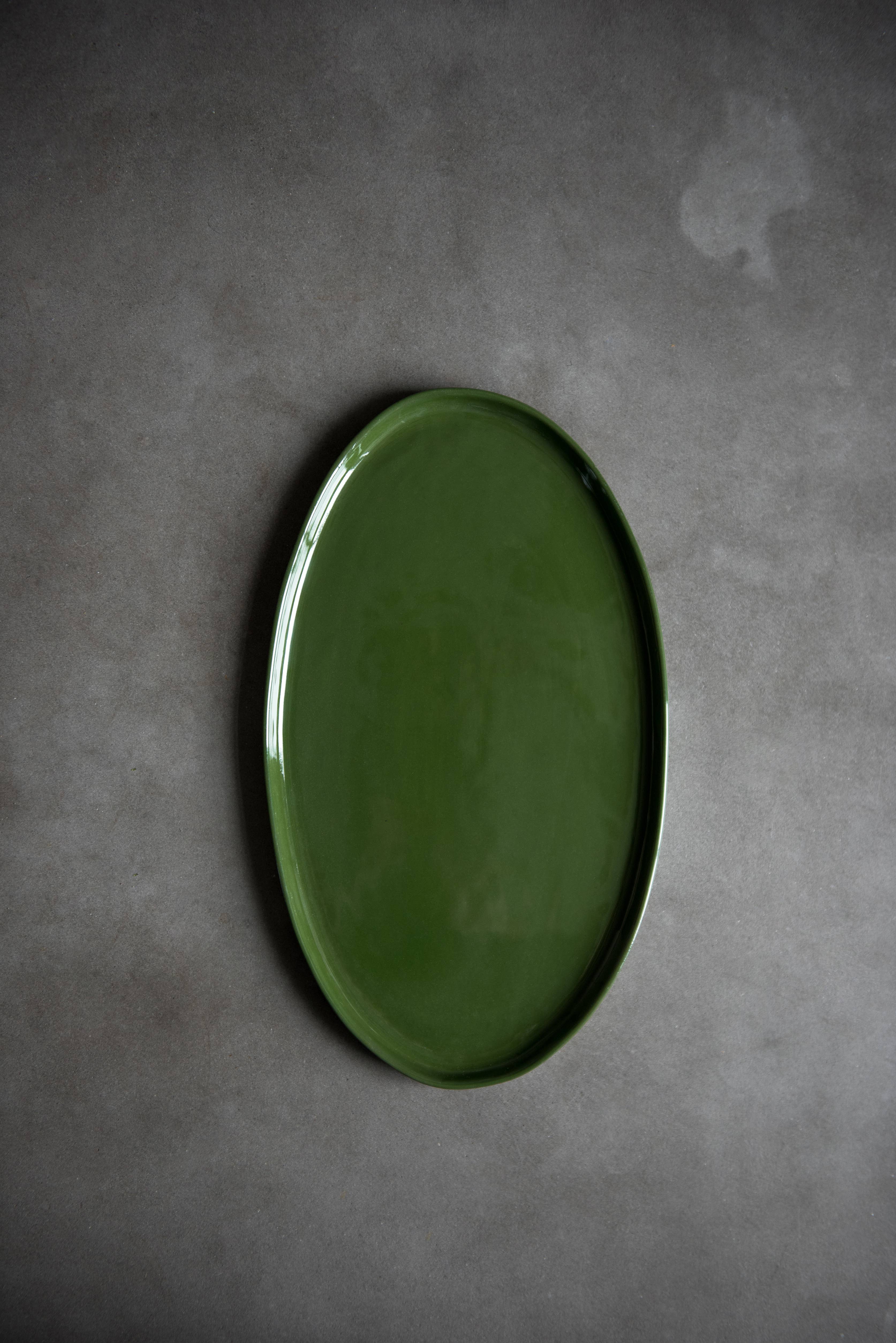 Handmade Ukrainian Porcelain Serving Platter