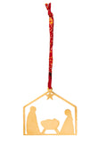 Nativity Ornament - Brass Ornament