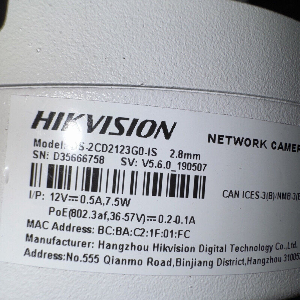 Hikvision DS-2CD1143G0-IS 4MP Dome Network Camera