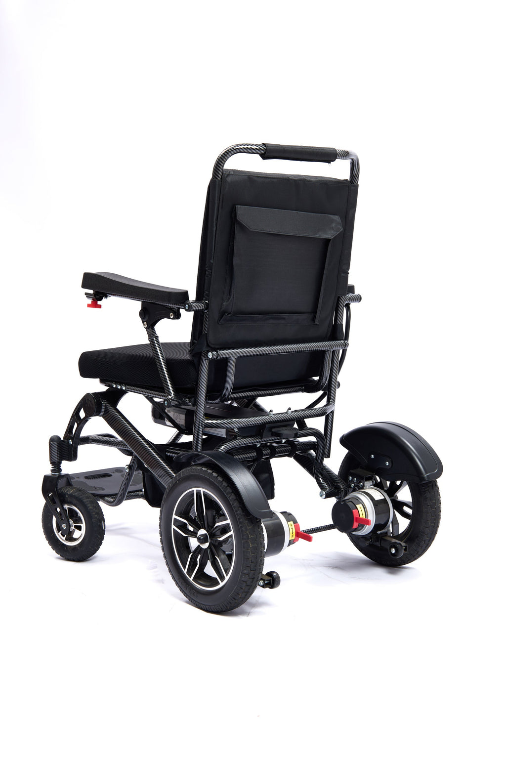 Wheelchair Electric Foldable All Terrain Aluminum 500W Dual Motor 41x24x39 In