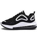 Mandotos Men Casual Air Cushion Black Shoes Outdoor Breathable Lace Up Sneakers Running Sports