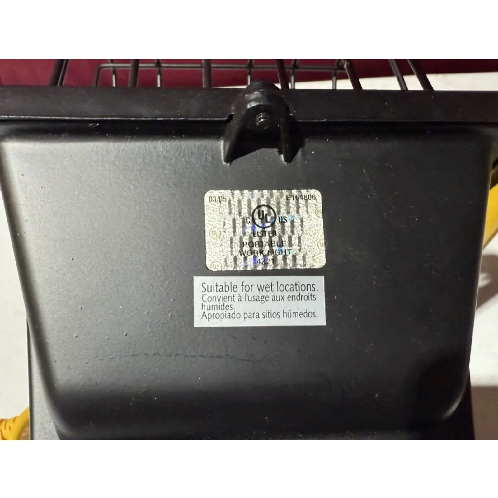 heavy duty work light model l 18