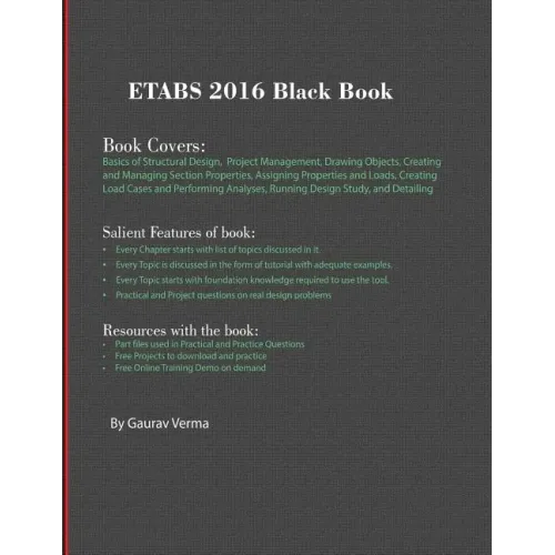 ETABS 2016 Black Book - Paperback
