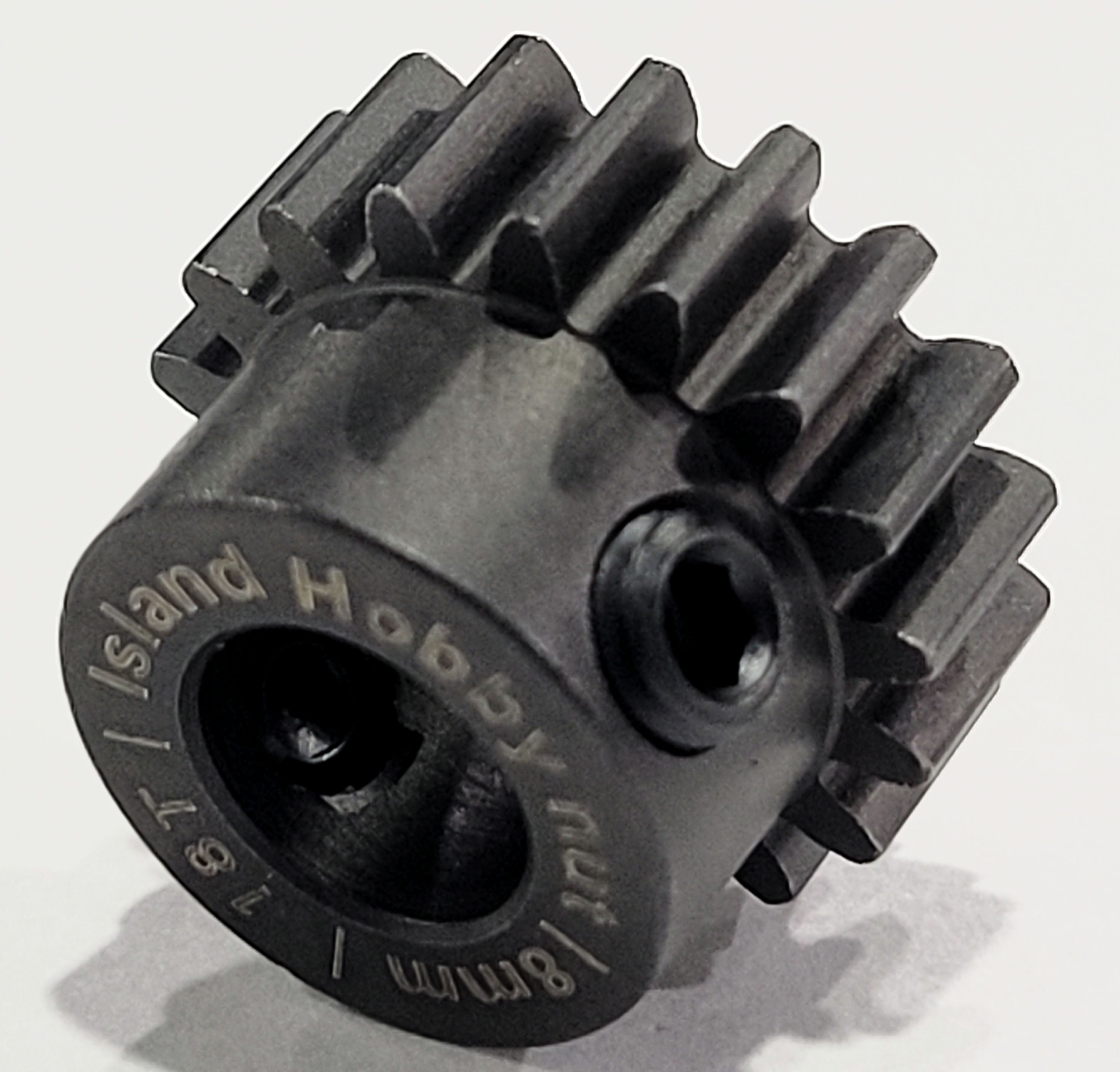 IRonManRc 18T 8MM MOD-1  Pinion Gear HARDENED STEEL