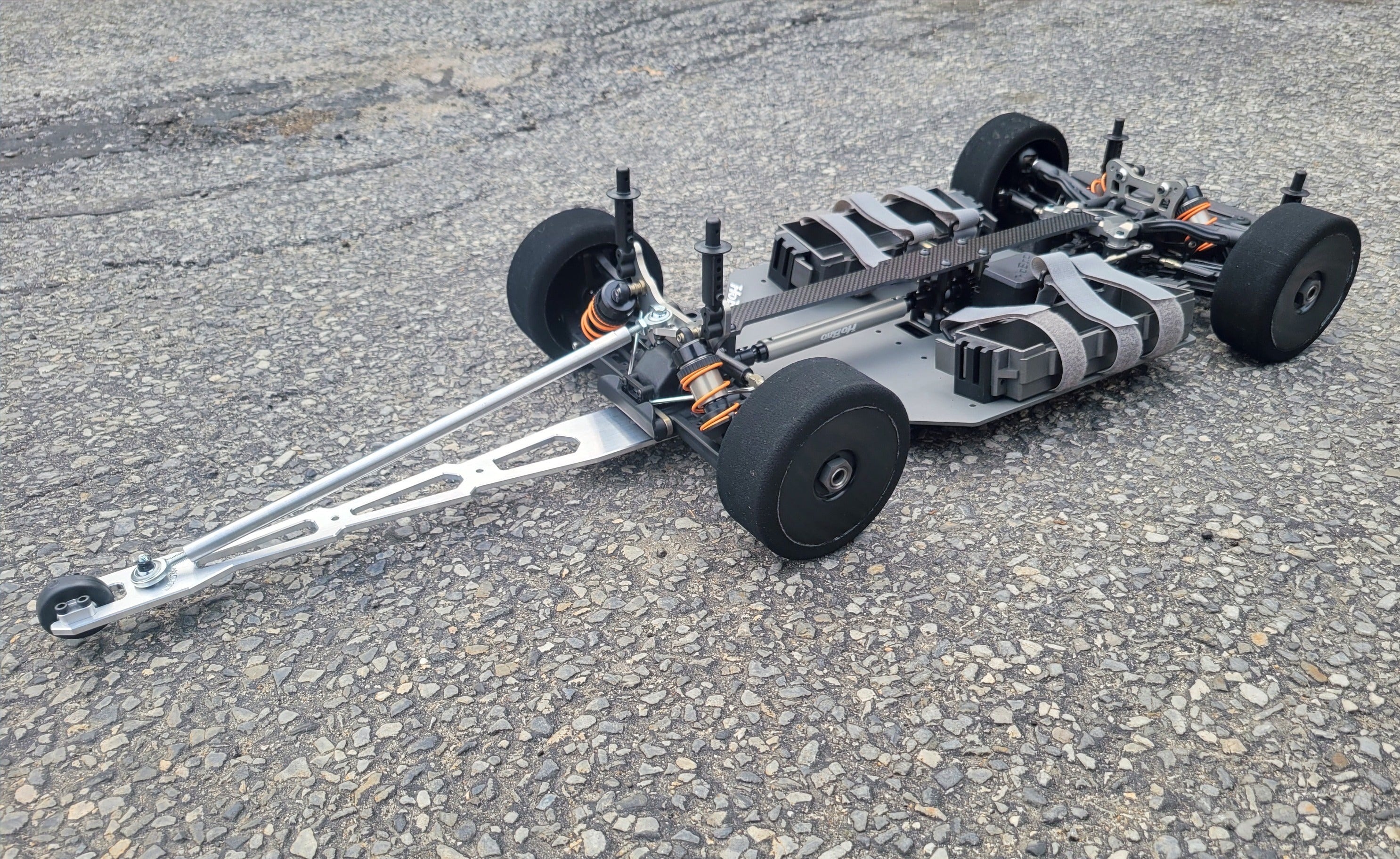 IRonManRc HOBAO VTE2 / VT "12 GAUGE "  Wheelie Bar Drag Racing Beast