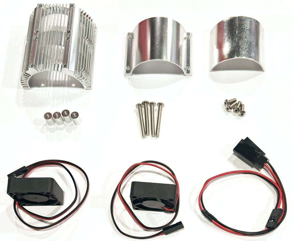 IRonManRc TWIN High Speed Fans W/ Heat Sink for 1/8 MOTORS