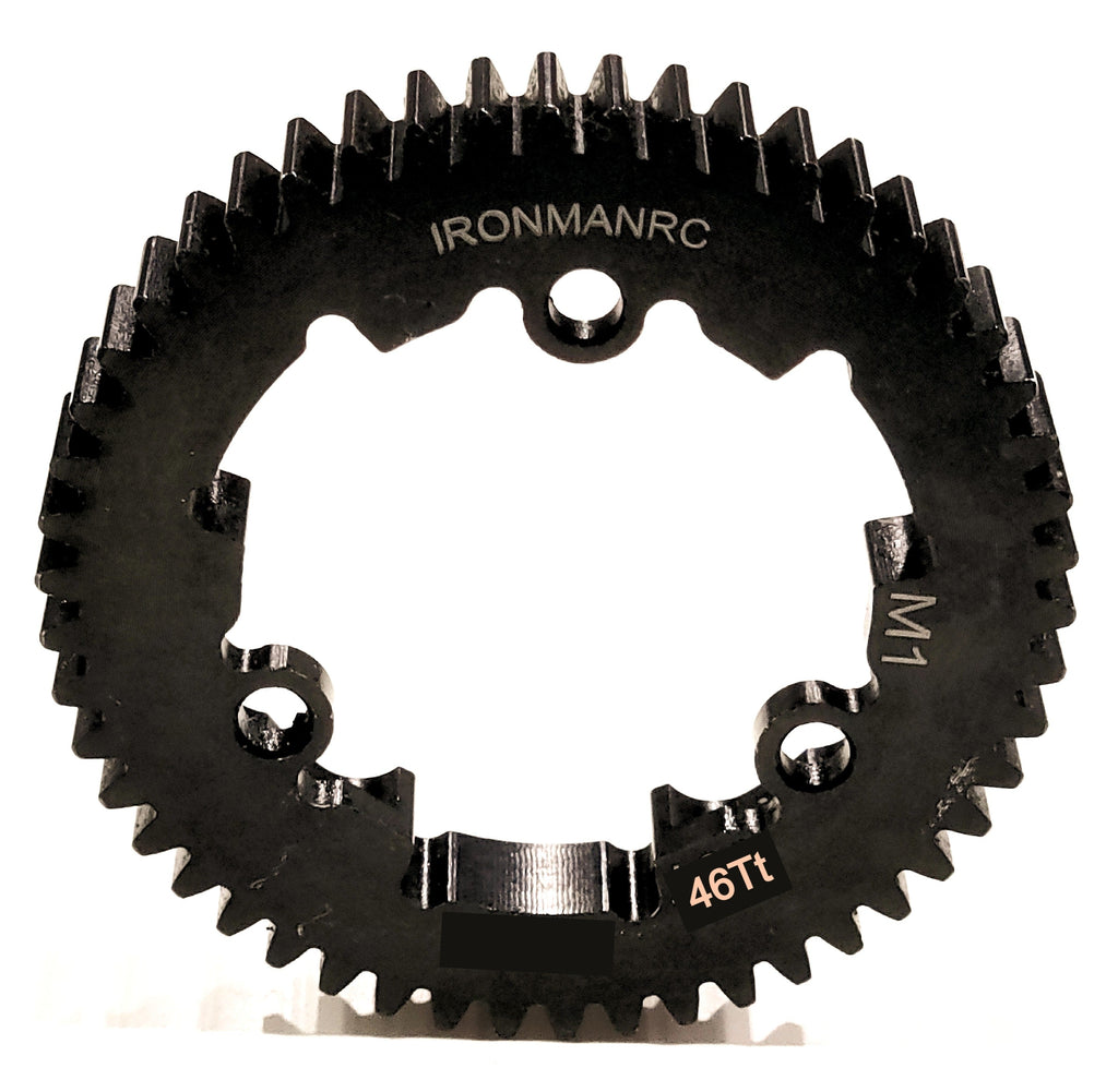 IRonManRc Traxxas XMAXX 46T Hardened Steel Spur Gear MOD-1