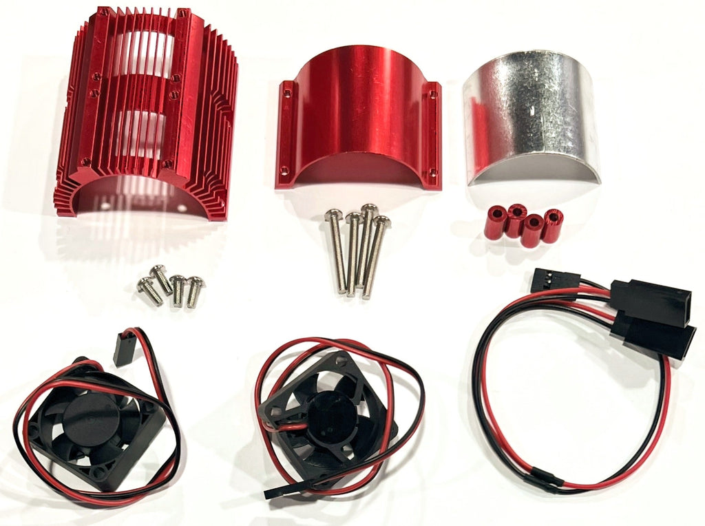 IRonManRc TWIN High Speed Fans W/ Heat Sink for 1/8 MOTORS