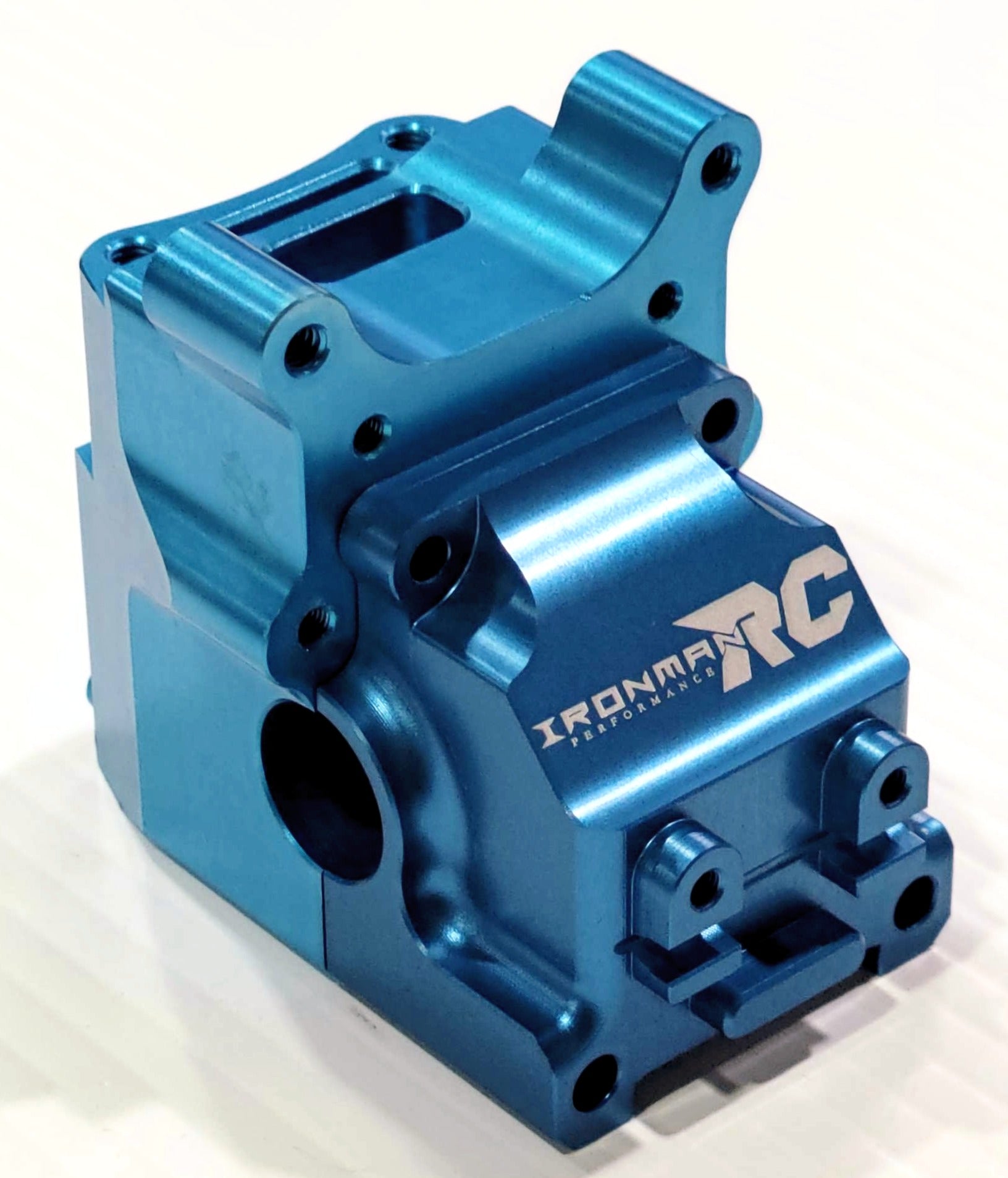IRonManRc HOBAO VTE2 *REAR* Blue Aluminum Gear Box