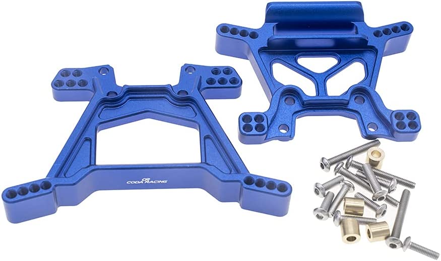 IRonManRc Alloy Front & Rear Shock Tower Traxxas 1/10 4WD Rustler 4X4 VXL