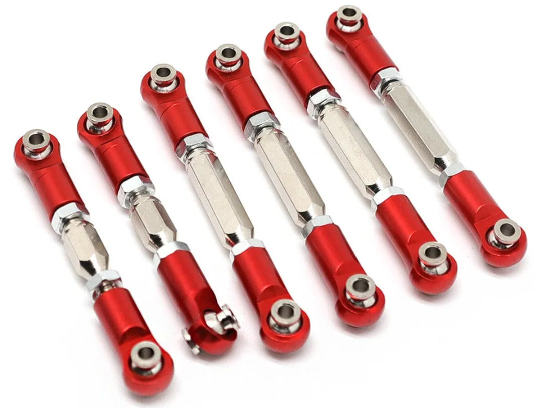IRonManRc ARRMA 3S Senton Big Rock Typhon Granite RED Tie Rods