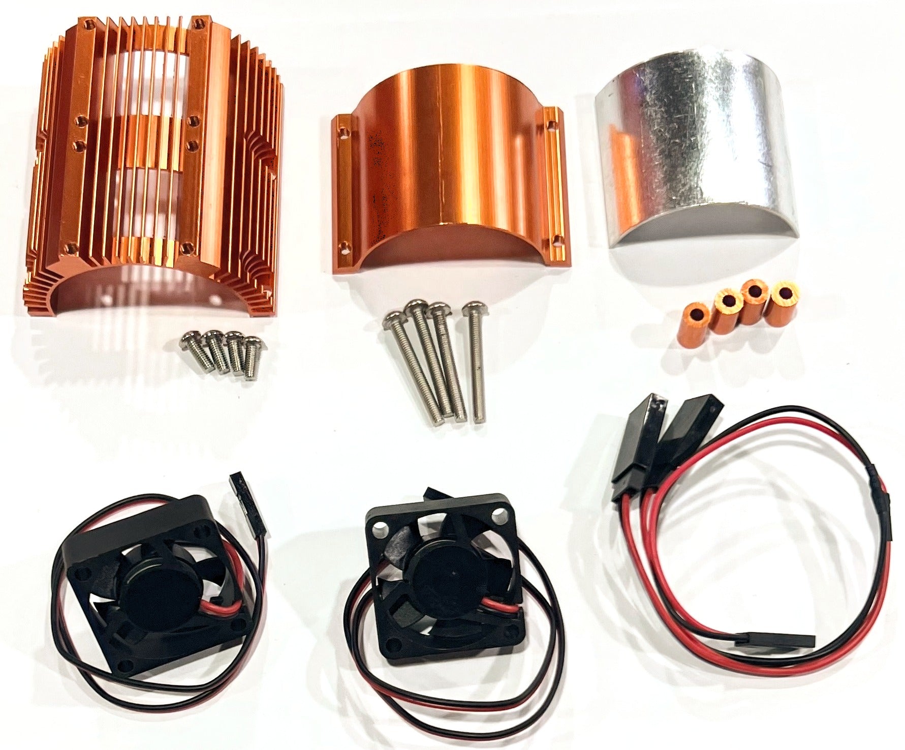 IRonManRc TWIN High Speed Fans W/ Heat Sink for 1/8 MOTORS