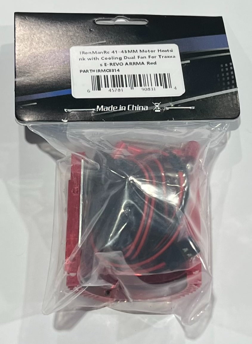 IRonManRc TWIN High Speed Fans W/ Heat Sink for 1/8 MOTORS