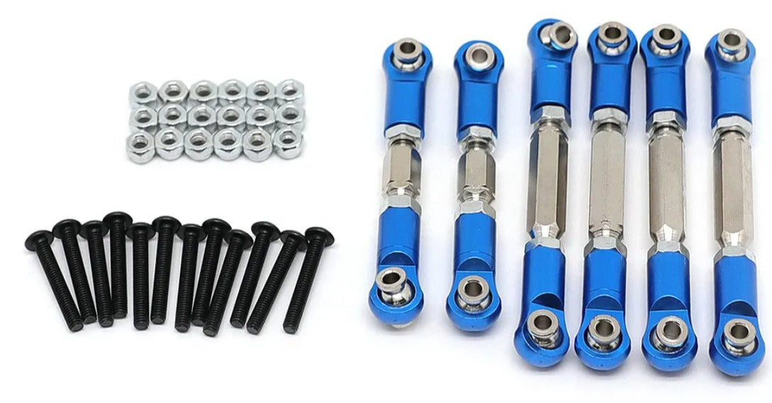 IRonManRc ARRMA 3S Senton Big Rock Typhon Granite BLUE Tie Rods