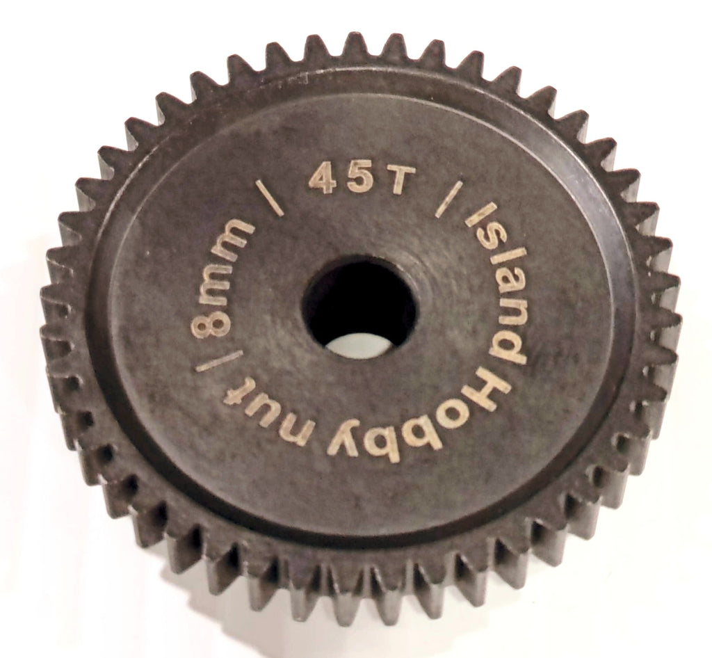 IRonManRc 45T 8MM Mod1 Pinion Gear HARDENED STEEL