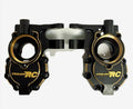 IRonManRc TRX4 TRX6 BRASS FRONT STEERING KNUCKLE HOUSING BLACK