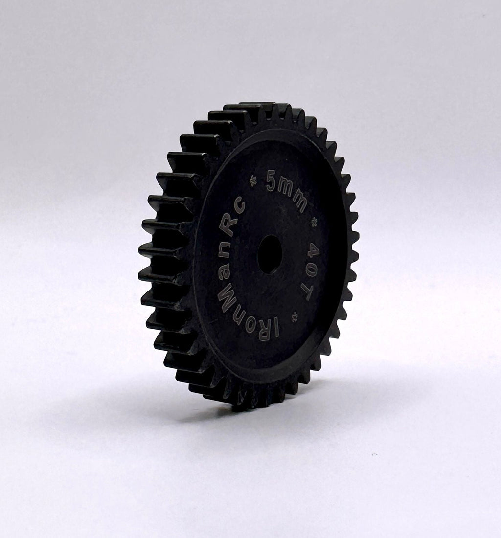IRonManRc 40T 5mm MOD - 1 Pinion Gear HARDENED STEEL
