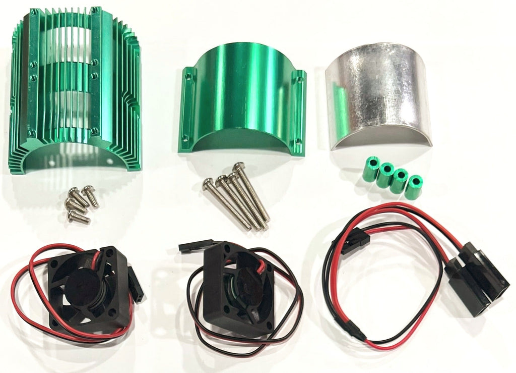 IRonManRc TWIN High Speed Fans W/ Heat Sink for 1/8 MOTORS