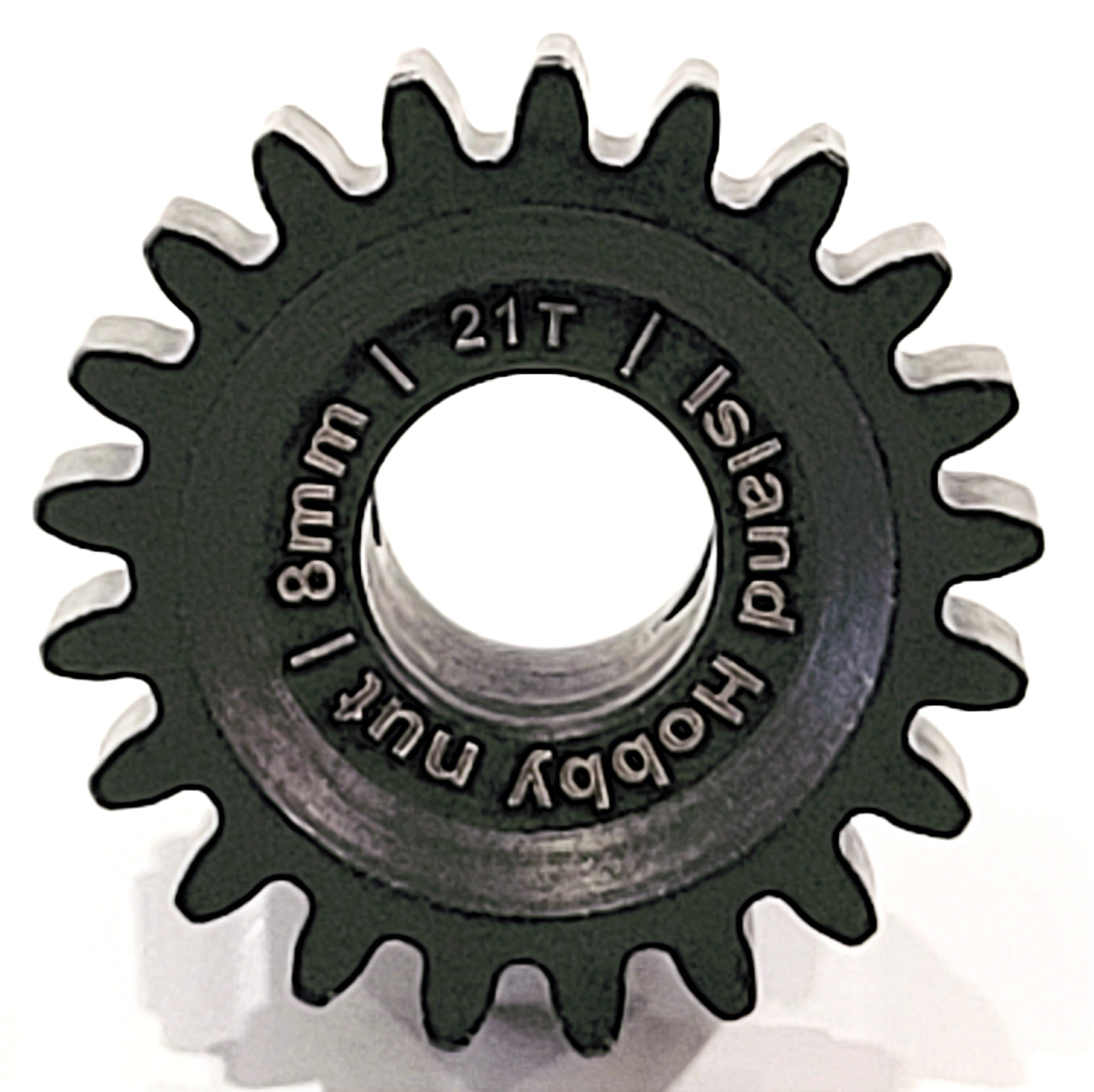 IRonManRc 21T MOD 1 / 8MM Pinion Gear HARDENED STEEL