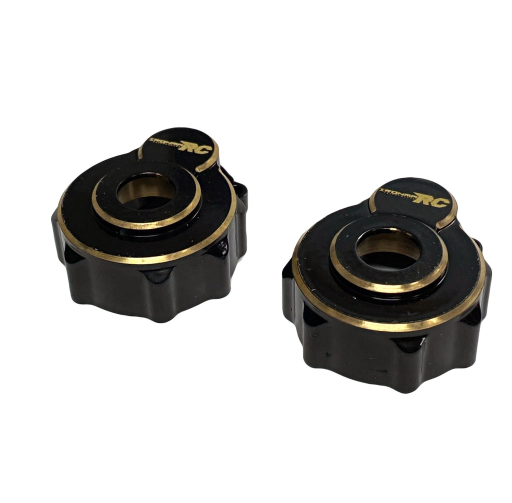 IRonManRc TRX -4 BRASS OUTER FRONT/ REAR PORTAL HOUSING BLACK