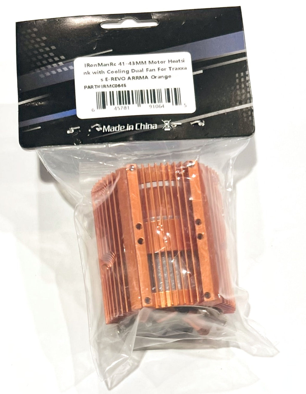 IRonManRc TWIN High Speed Fans W/ Heat Sink for 1/8 MOTORS