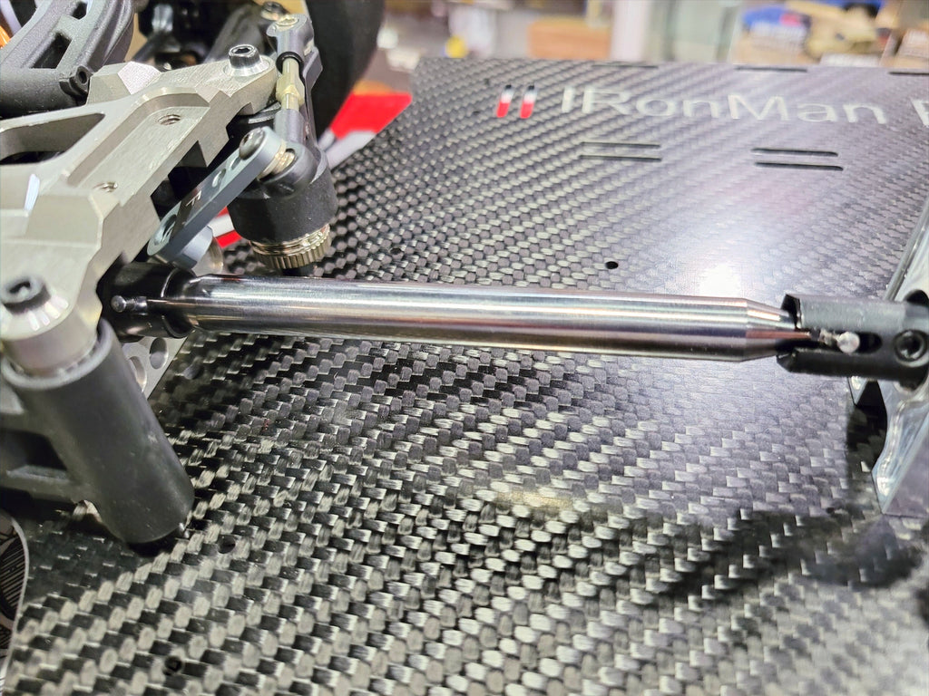 IRonManRc HOBAO VTE2 Titanium Drive Center Drive Shafts 8mm