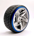 IRonManRc 1/10 DRIFT WHEELS W/ HARD TIRES * 5 SPOKE HAROS * 4 PACK