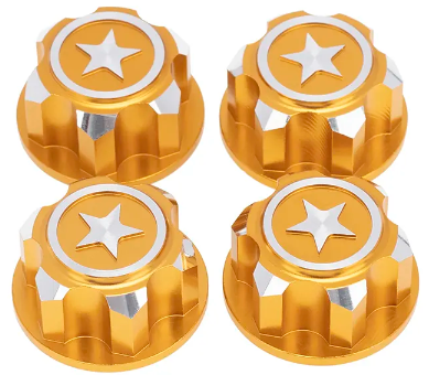 IRonManRc Traxxas 17mm Aluminum Serrated Hex Wheel Nuts