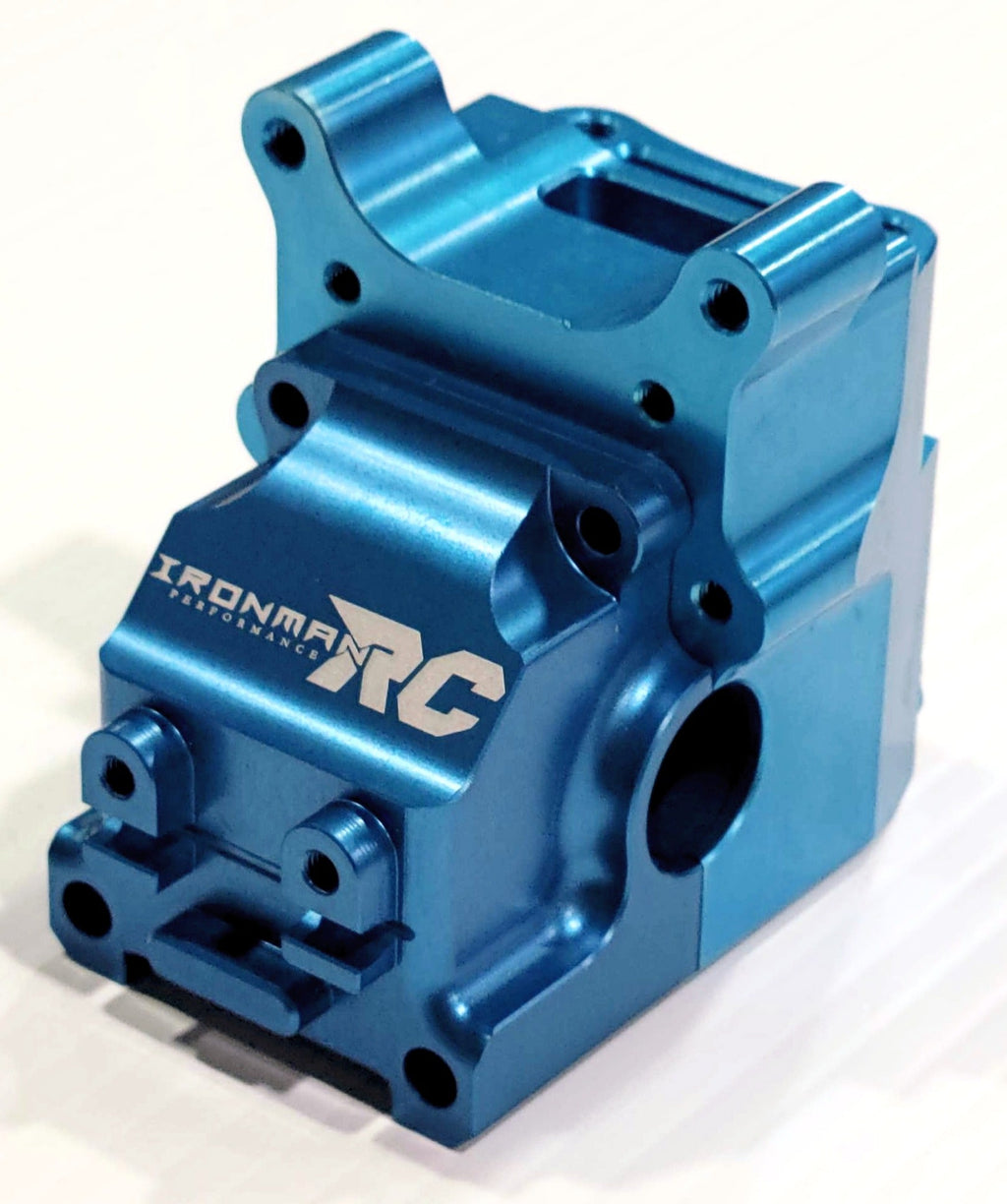 IRonManRc HOBAO VTE2 *REAR* Blue Aluminum Gear Box