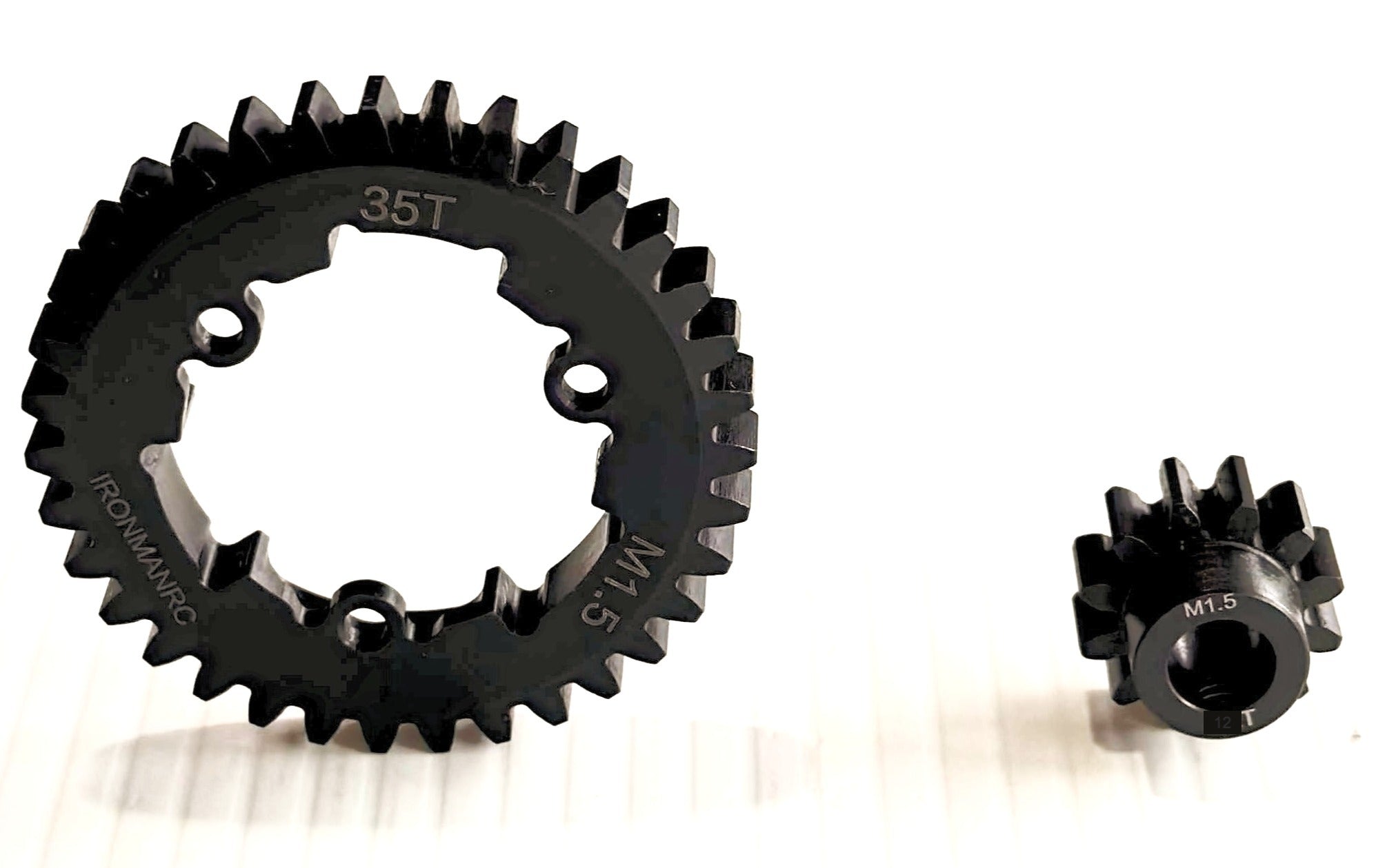IRonManRc XMAXX M1.5 12T/35T GEAR PINION SET FOR TRAXXAS 1/5 SCALE XMAXX