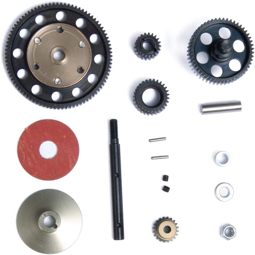 IRonManRc Heavy Duty Steel Transmission Straight Gear Set for 1/10 Axial SCX10