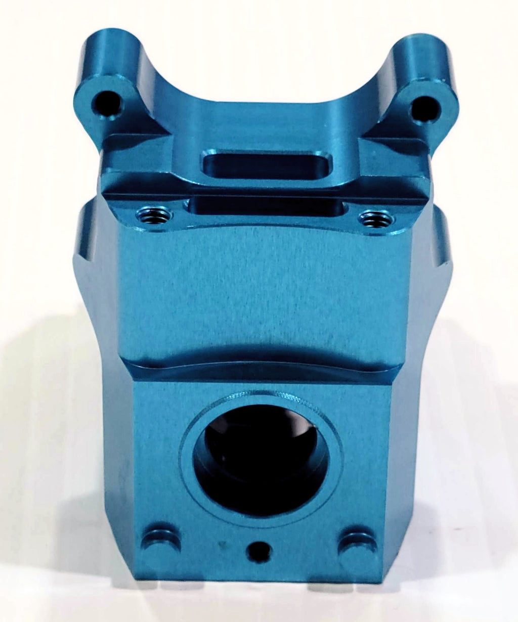 IRonManRc HOBAO VTE2 *REAR* Blue Aluminum Gear Box