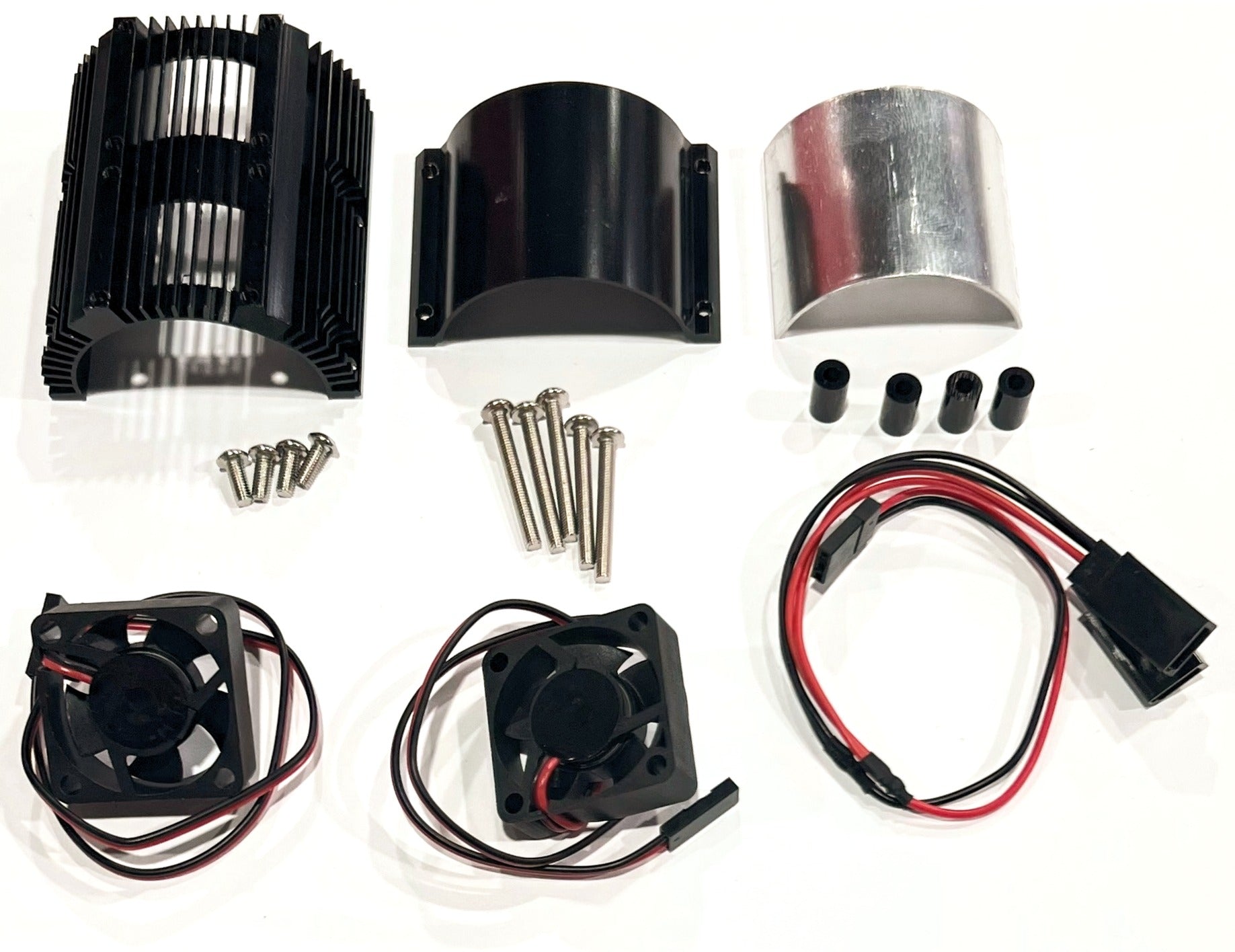 IRonManRc TWIN High Speed Fans W/ Heat Sink for 1/8 MOTORS